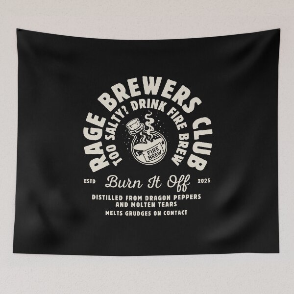 Item preview, Club de Cerveceros de la Furia – Edición de Cerveza de Fuego designed and sold by KomixsDesign.