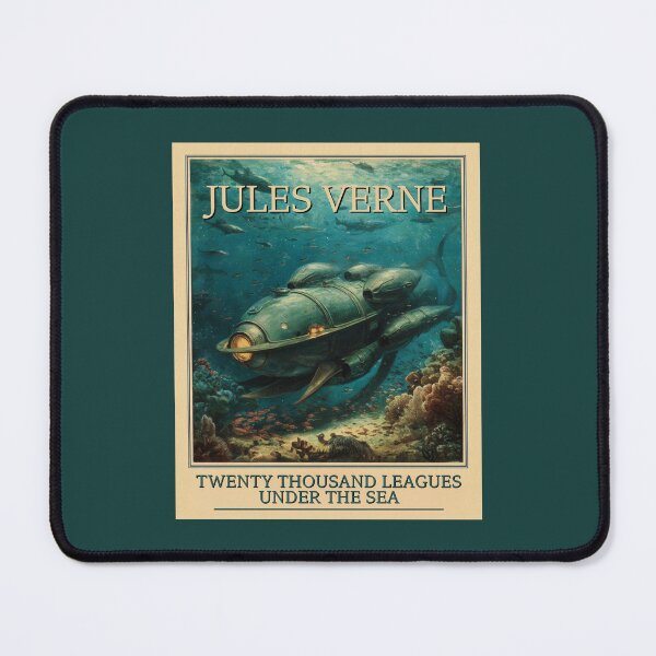 Item preview, A Vintage Poster of Twenty Thousand Leagues Under the Sea - Jules Verne designed and sold by GoodOldVintage.