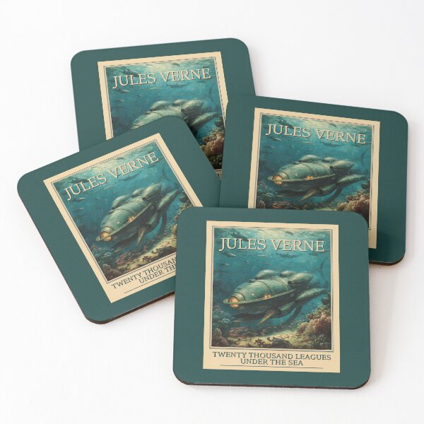 Item preview, A Vintage Poster of Twenty Thousand Leagues Under the Sea - Jules Verne designed and sold by GoodOldVintage.