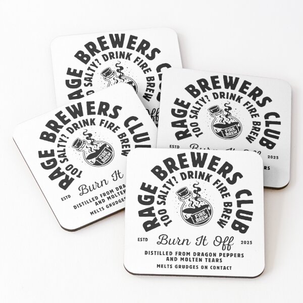 Item preview, Rage Brewers Club – Fire Brew Edition designed and sold by KomixsDesign.