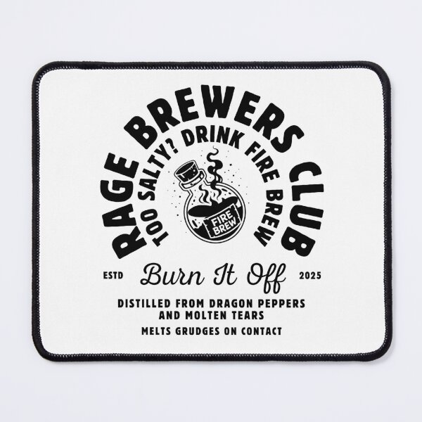 Item preview, Rage Brewers Club – Fire Brew Edition designed and sold by KomixsDesign.