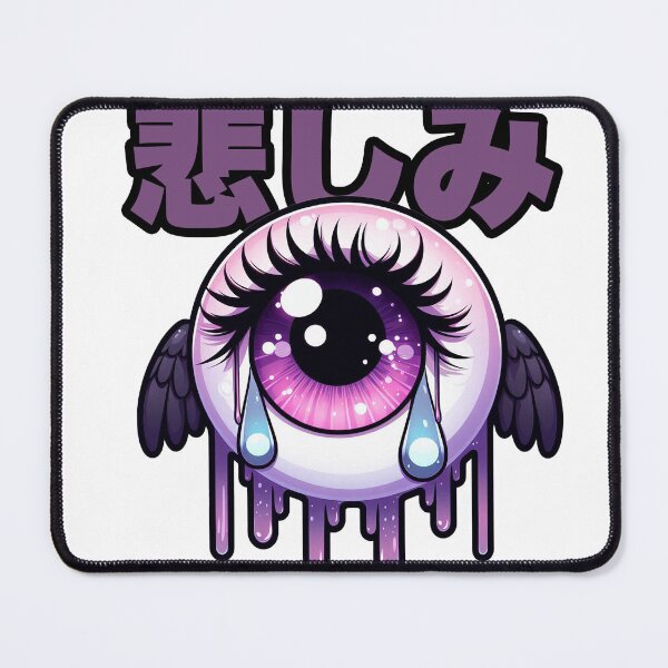 Item preview, Crying Angel Eye - Kawaii with Wings designed and sold by YamiKawaiiDesigns.