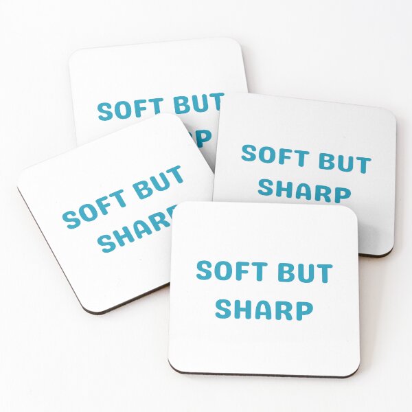Item preview, Soft But Sharp – Minimal Bold Feminine Quote Design designed and sold by PupeCreativeArt .