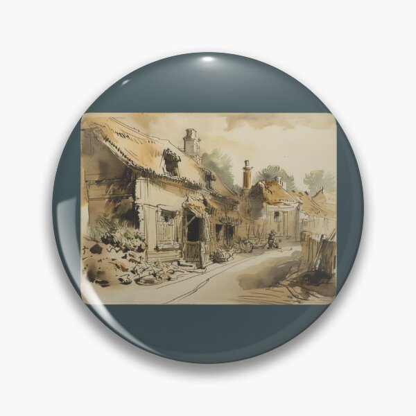 Item preview,  Stokenham2（watercolour + AI) designed and sold by artsmeow.