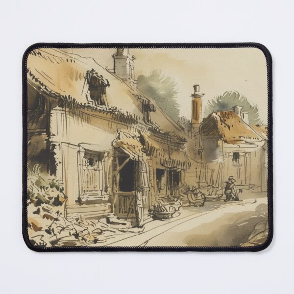Item preview,  Stokenham2（watercolour + AI) designed and sold by artsmeow.