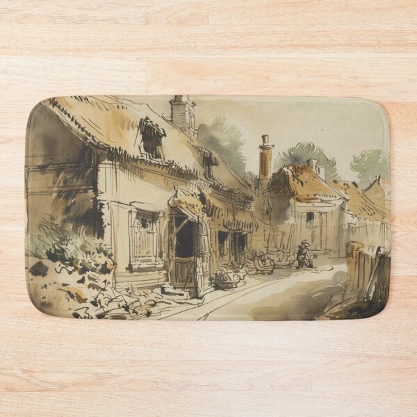 Item preview,  Stokenham2（watercolour + AI) designed and sold by artsmeow.