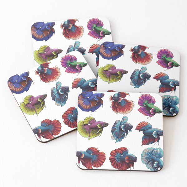 Item preview, Colorful Betta Fish Clipart Collection designed and sold by Dailyprintstyle.