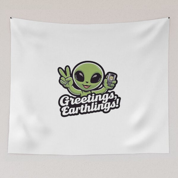 Item preview, Greetings, Earthlings! designed and sold by likbatonboot.