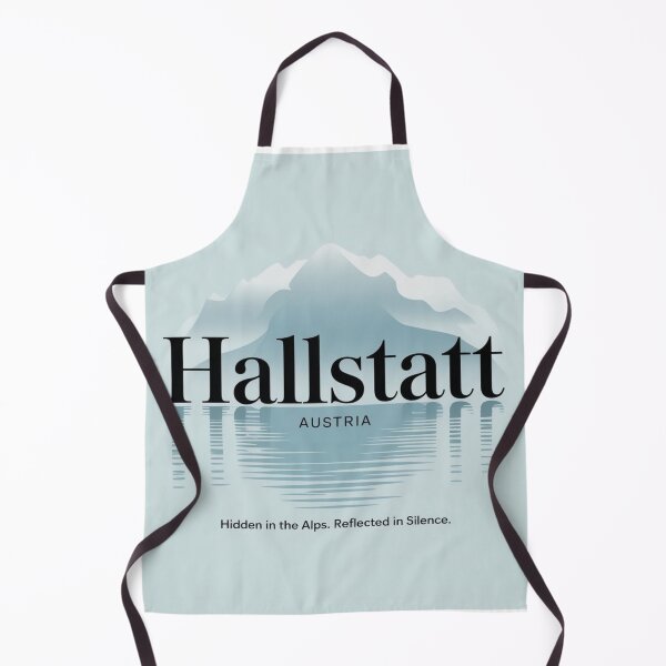Item preview, Hallstatt Austria Typography Sticker | Minimal Travel Word Art designed and sold by Timeless Design.