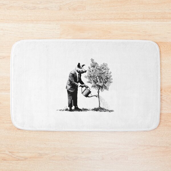 Item preview, Banksy Pig Money Tree - Growth and Greed designed and sold by hamishby.