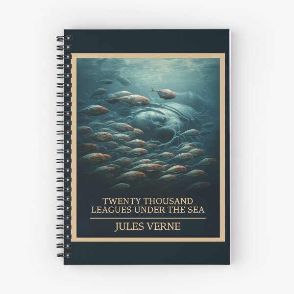 Item preview, A Vintage Poster of Twenty Thousand Leagues Under the Sea - Jules Verne designed and sold by GoodOldVintage.