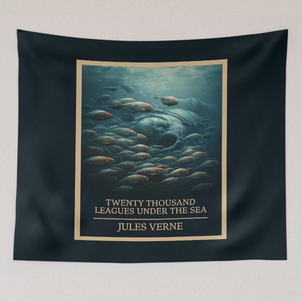 Item preview, A Vintage Poster of Twenty Thousand Leagues Under the Sea - Jules Verne designed and sold by GoodOldVintage.