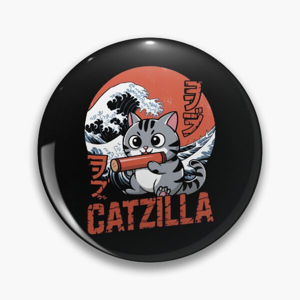 Item preview, Catzilla Anime Student Memes designed and sold by CandyVenom.