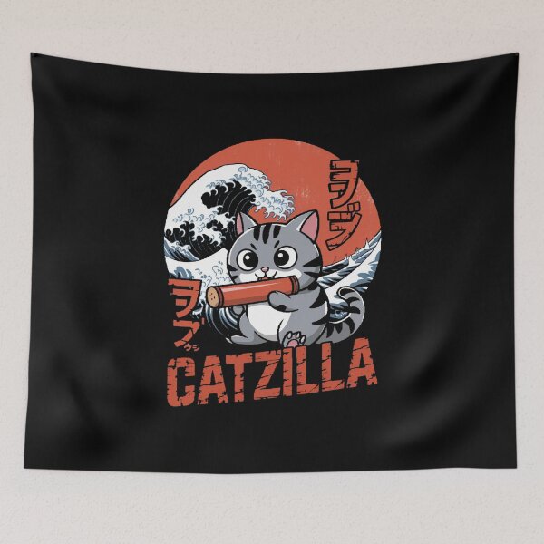 Item preview, Catzilla Anime Student Memes designed and sold by CandyVenom.