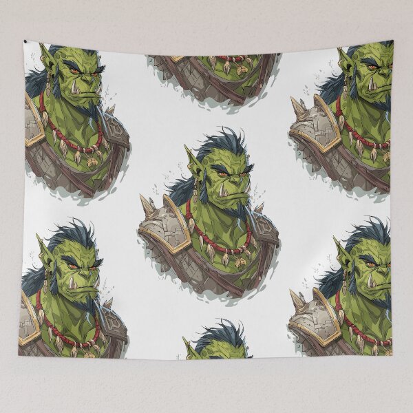 Item preview, Tribal DnD Orc Art designed and sold by bapupa.