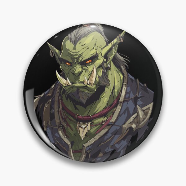 Item preview, Green-Skinned DnD Orc Art designed and sold by bapupa.
