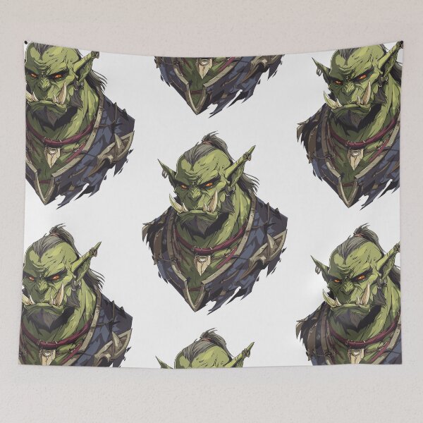 Item preview, Green-Skinned DnD Orc Art designed and sold by bapupa.