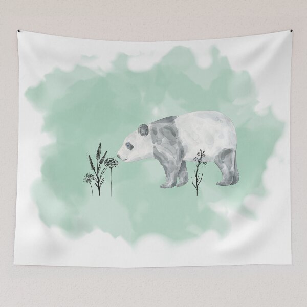 Item preview, Panda with Watercolor designed and sold by MathisDesigns.