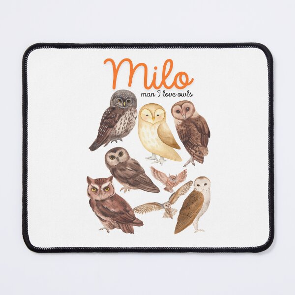 Item preview, Man I Love Owls – Funny Owl Lover Meme Typography designed and sold by LuluHootDesigns.