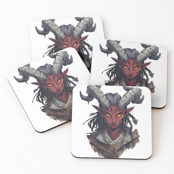 Item preview, Demonic DnD Tiefling Art designed and sold by bapupa.