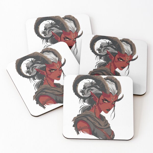 Item preview, Infernal DnD Tiefling Art designed and sold by bapupa.