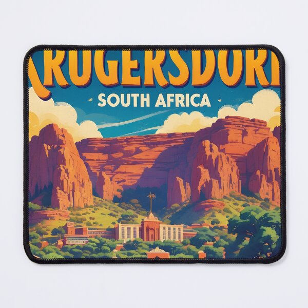 Item preview, Krugersdorp South Africa Vintage Travel Tourism designed and sold by TravelersGems.