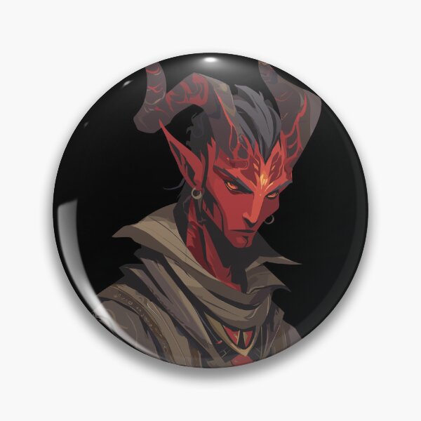 Artikelvorschau, Gehörnte DnD Tiefling Kunst entworfen und verkauft von bapupa.