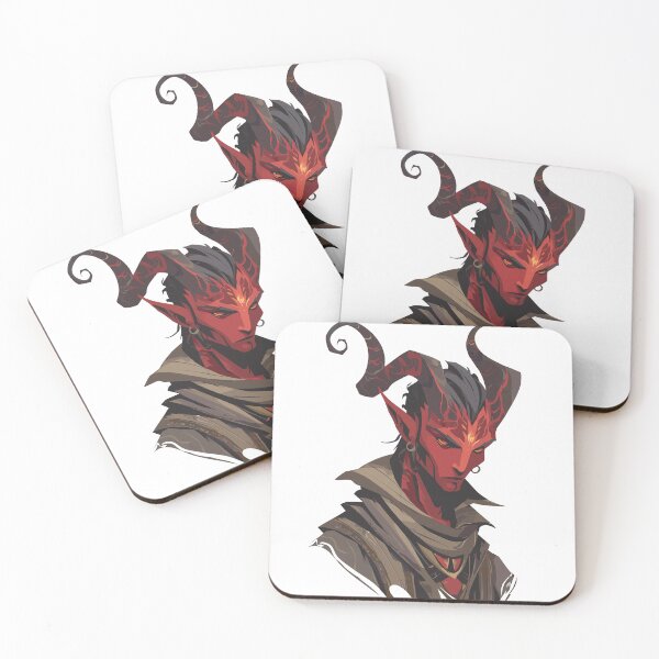 Item preview, Horned DnD Tiefling Art designed and sold by bapupa.