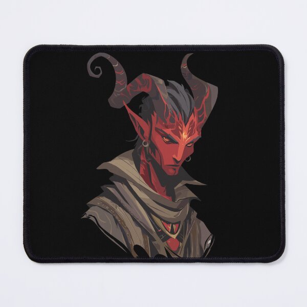 Item preview, Horned DnD Tiefling Art designed and sold by bapupa.
