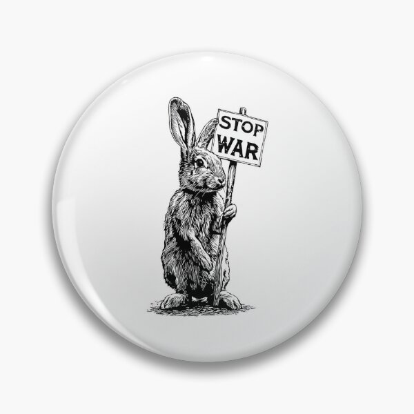 Item preview, Banksy Rabbit Protest Message - Stop War designed and sold by hamishby.