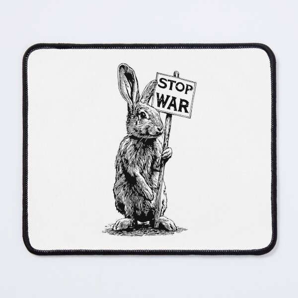 Item preview, Banksy Rabbit Protest Message - Stop War designed and sold by hamishby.