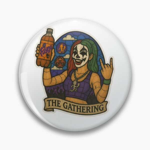 Item preview, Juggalette stained glass designed and sold by Couldbebettah.