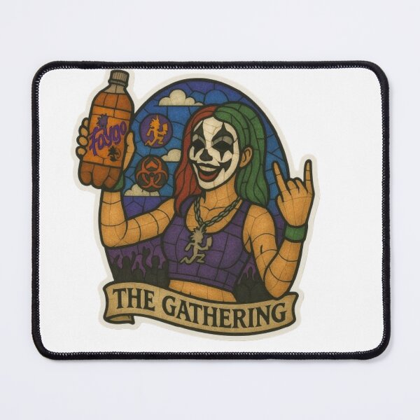 Item preview, Juggalette stained glass designed and sold by Couldbebettah.