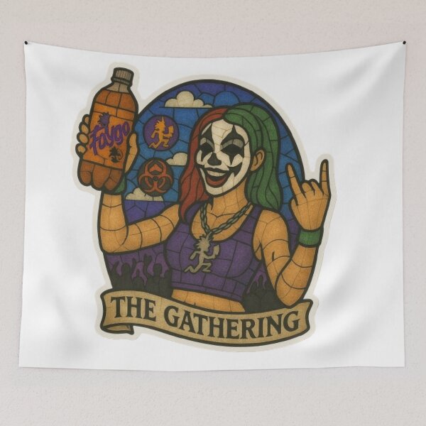 Item preview, Juggalette stained glass designed and sold by Couldbebettah.