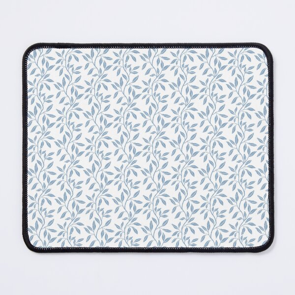 Artikelvorschau, Küstenblaue Ranke mit Blättern auf Creme entworfen und verkauft von PrettywithColor.
