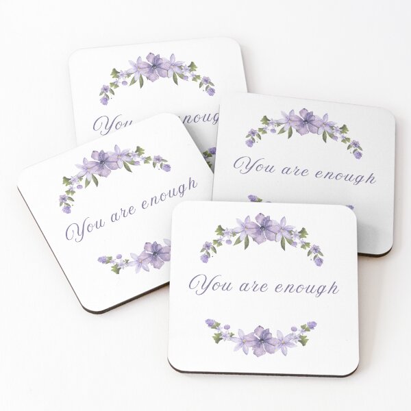 Item preview, You are Enough - Mental Health Inspiration with Stoic Wisdom designed and sold by LexaArtworks.