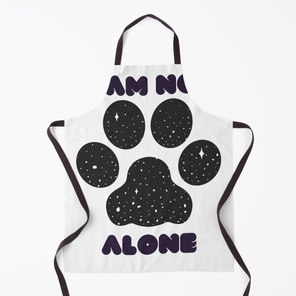 Item preview, Paw - I Am Not Alone - Cute Cat Lover Design for Pet Owners & Animal Lovers designed and sold by Brain shot.