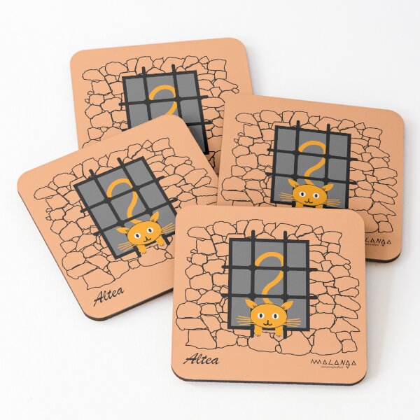 Item preview, Altea old town t-shirt with cat designed and sold by malangacamisetas.