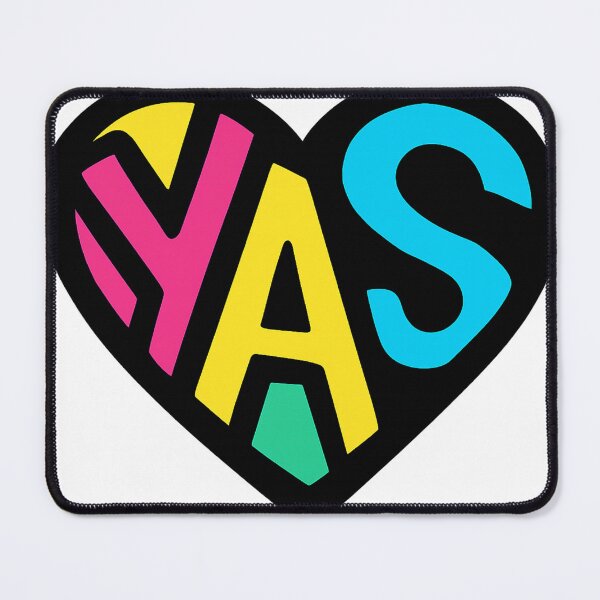 Item preview, YAS Heart Typography – Colorful Name Design designed and sold by Yaseminworldart.