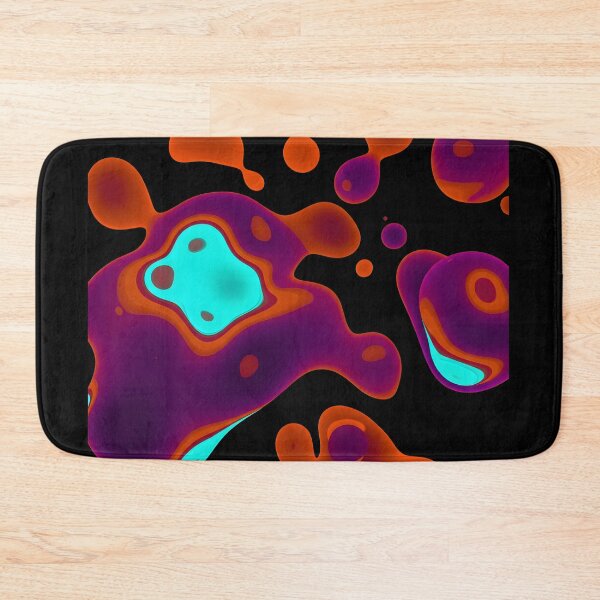 Item preview, Neon Ooze – Retro Lava Blob Pattern designed and sold by JaroPrints.