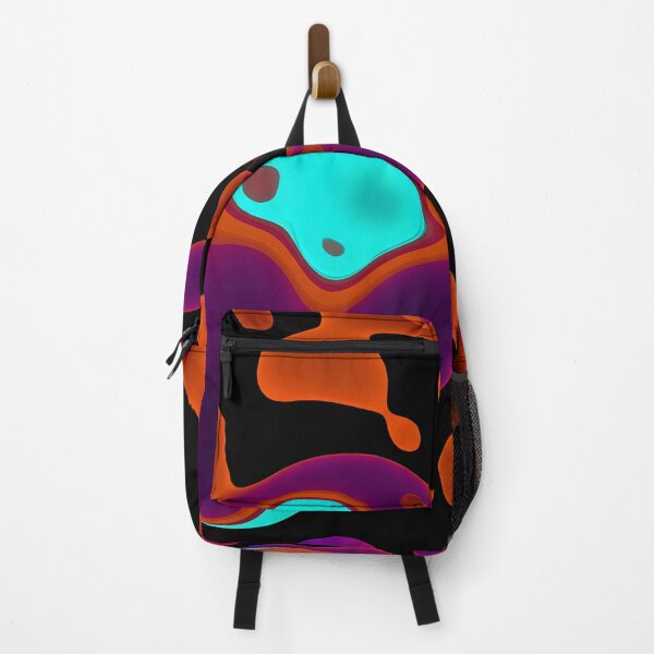Item preview, Neon Ooze – Retro Lava Blob Pattern designed and sold by JaroPrints.