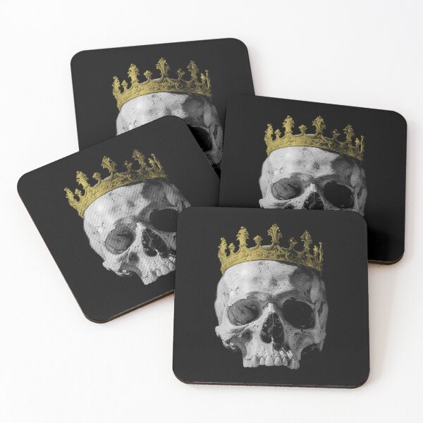Item preview, Skull Wearing Crown | Memento Mori designed and sold by Altered Pixels.