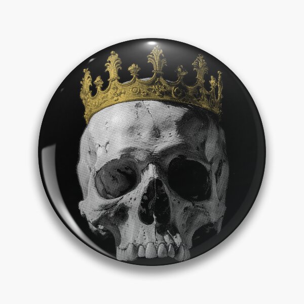 Item preview, Skull Wearing Crown | Memento Mori designed and sold by Altered Pixels.