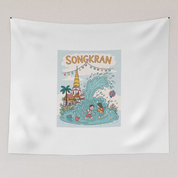 Item preview, SONGKRAN FESTIVAL designed and sold by likbatonboot.