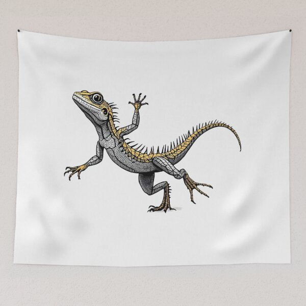 Item preview, A lizard dancing designed and sold by DOG DESIGN.