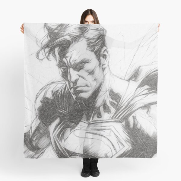 Item preview, Hand-Drawn Superhero designed and sold by Leon Woods Pencil Art.