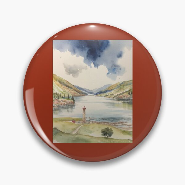 Item preview, Jacobite monument, scotland3（watercolour + AI） designed and sold by artsmeow.