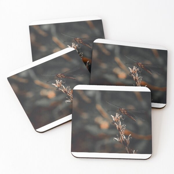 Item preview, dragonfly resting on foliage designed and sold by AlishaWatson.
