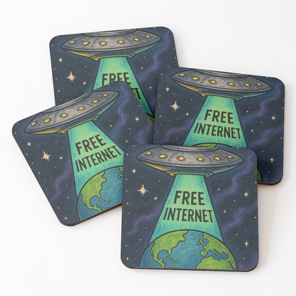 Item preview, Coasters (Set of 4) designed and sold by QuantumKey.