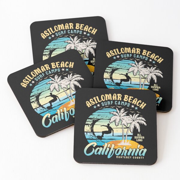 Item preview, Asilomar Beach Surf Camp Surfing Monterey County California designed and sold by eclecTEEq.